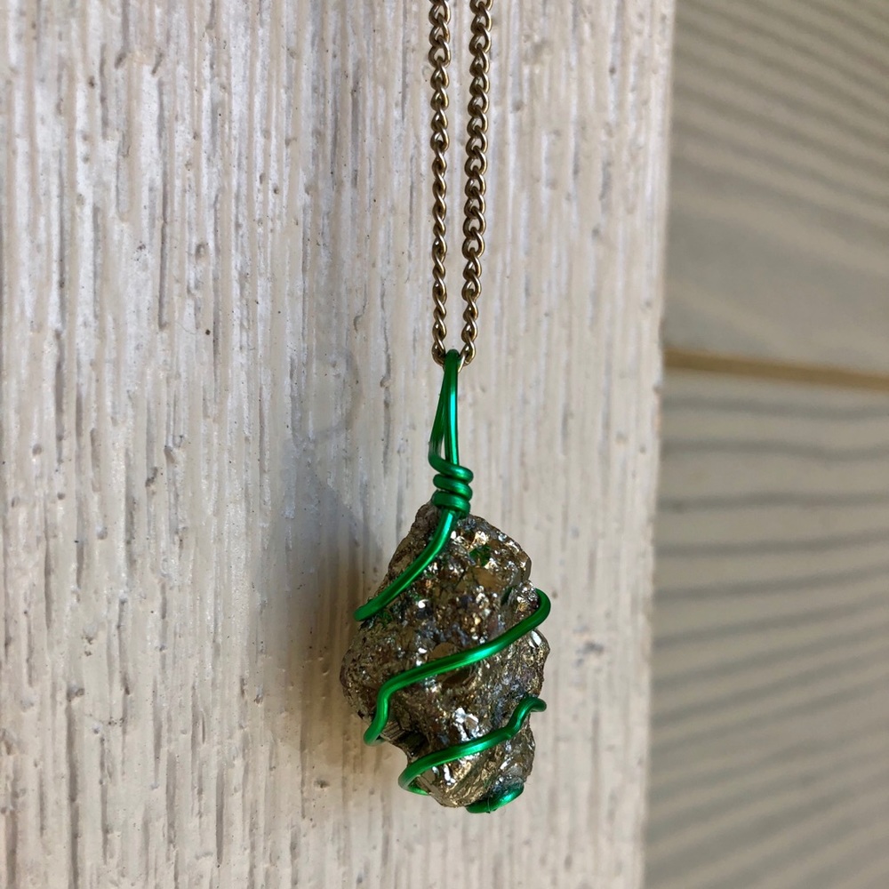 Iron Pyrite Handmade Necklace